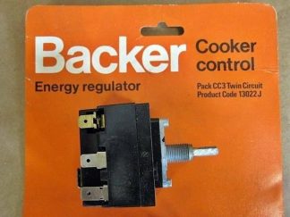 Backer Energy Regulation CC3 Cooker Control Twin Circuit Boiling Plates