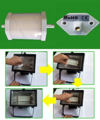 4x 10.8W R7s Retrofit LED Flood Light LED Lamp Replaces J118 Security 3000K