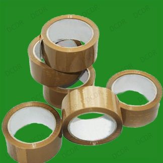 12x Rolls Low Noise, Brown Parcel Packaging Tape 48mm x 66m, Packing