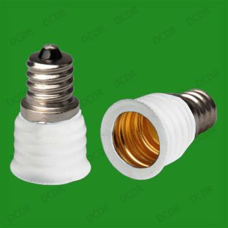 40x CES E12 Candelabra To Small Screw E14 SES Bulb Adaptor Converter Holder