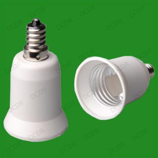 50x CES E12 Candelabra - Edison Screw E27 ES Light Bulb Adaptor Converter Holder