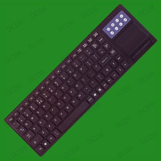 USB Wireless Media Centre Slim Keyboard with Touchpad, Multimedia, PC & MAC