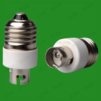 50x Edison Screw ES E27 To Small Bayonet SBC B15 Bulb Adaptor Lamp Converter