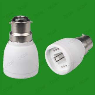 50x Bayonet BC B22 To G24 Light Bulb Adaptor Lamp Socket Base Converter Holder