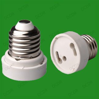 50x Edison Screw ES E27 To GU24 Light Bulb Adaptor Holder Converter Lamp Socket