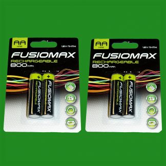4x AA Rechargeable NiMH Batteries, HR6, 1.2V, 800mAh, Ni-Mh, Pre-Charged