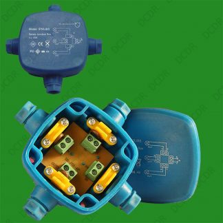 1x IP68 48V 16A (150W) Series Wired Waterproof Marine Outdoor Junction Box