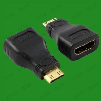 Mini HDMI(Type C) Male to HDMI(Type A) Female Adapter Connector For HDTV