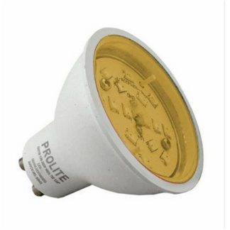7W LED PAR16 Coloured Amber GU10 Reflector Spotlight Bulb Lamp 170-265V