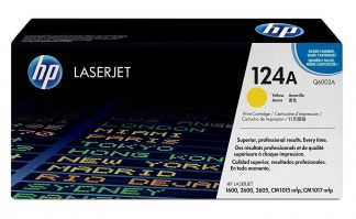 Compatible Original Yellow Toner Cartridge HP Laserjet Q6002A 124A