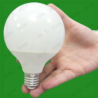 6x 15W LED G95 Decor 95mm Globe 6500K Daylight White Lamps, ES, E27 Light Bulbs