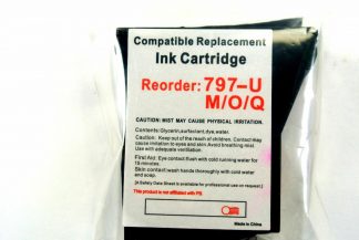 1x Replacement 797-U M/O/Q Compatible Red Ink Cartridge for Pitney Bowes K700