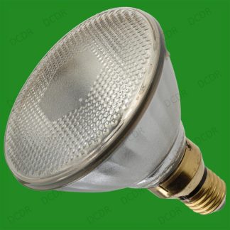 2x 80W Par 38 Reflector Spot Light Bulb, ES E27 Screw Dimmable Security Lamp