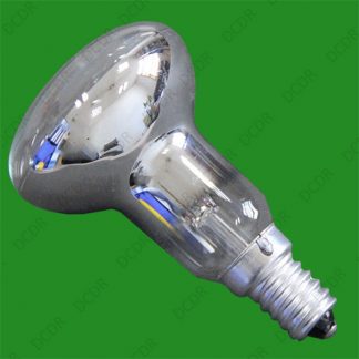 2x 25W R50 Dimmable Clear Reflector Spot Lights, Lava Lamp Bulbs, SES E14 Lamp