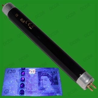 2x T5 6W UV Blacklight 212mm Tube Bulb Detects Counterfeit Money Security Marker