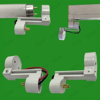 2x T5 to T8 Lamp holder Socket Adaptor 16mm to 26mm 1" Tube Fitting Converter