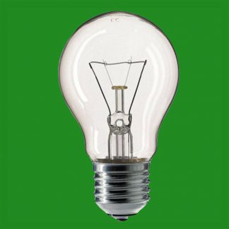 10x 100W 42V Low Voltage GLS Clear Dimmable ES E27 Edison Screw Light Bulb Lamp