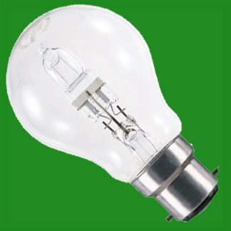 12x 70W (=100W) CLEAR DIMMABLE HALOGEN GLS ENERGY SAVING LIGHT BULBS BC B22 LAMP