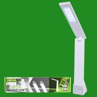 PowerMaster KELDE Kelvin Adjustable LED Desk Lamp USB Chargeable Portable Light