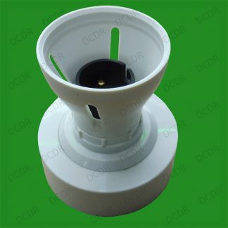 6x White Ceiling Batten Lampholder T2 Bayonet BC B22 Light Lamp Fitting 5A 100W