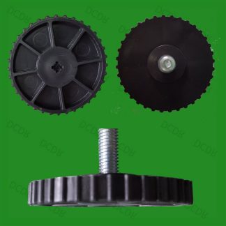 2x Adjustable Levelling Feet Foot 60mm x 25mm M8 Thread Desk Cabinet Cupboard