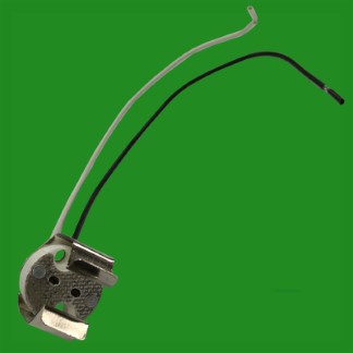 2x MR16 GU5.3 Ceramic Socket With Retaining Clip LED Halogen Fitting Lamp Holder