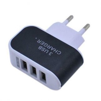 3.1A Triple USB Port EU Plug Mains Wall Charger Adaptor For Samsung Apple Tablet