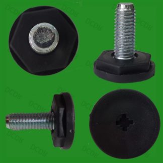 100x Adjustable Levelling Feet Foot 25mm x 28mm M10 Thread Desk Cabinet Cupboard
