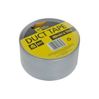 3x 48mm x 10m Silver Waterproof Packing Parcel Durable Duct Tape Rolls